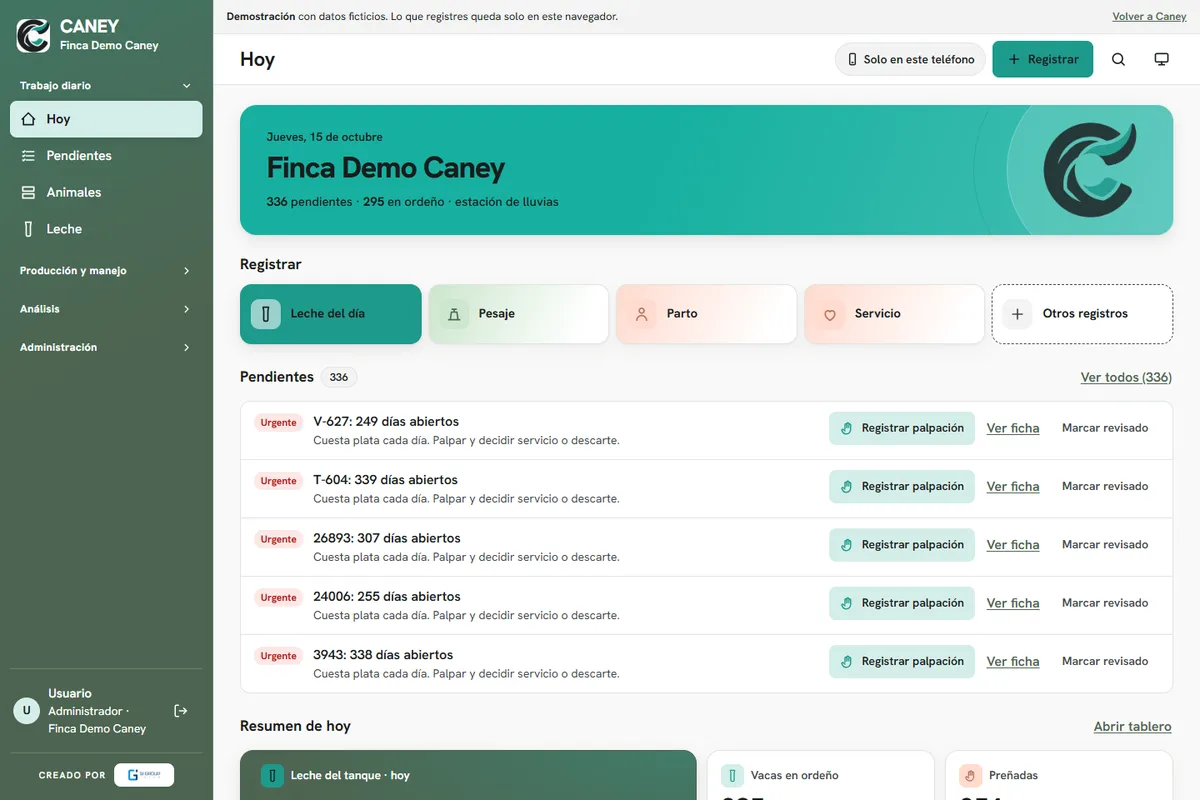 Screenshot of Caney