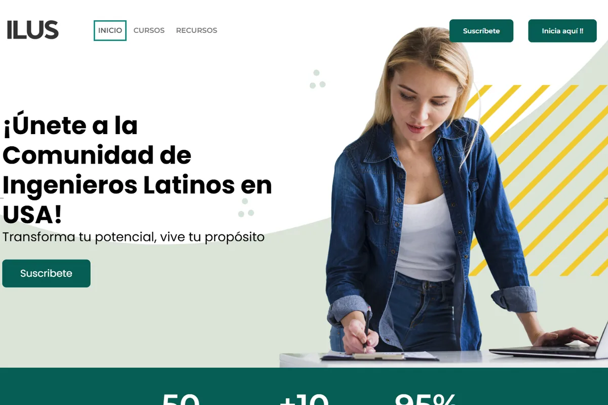 Screenshot of Ingenieros Latinos en USA